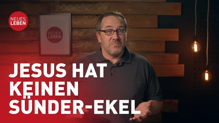 Jesus hat keinen Sünder-Ekel