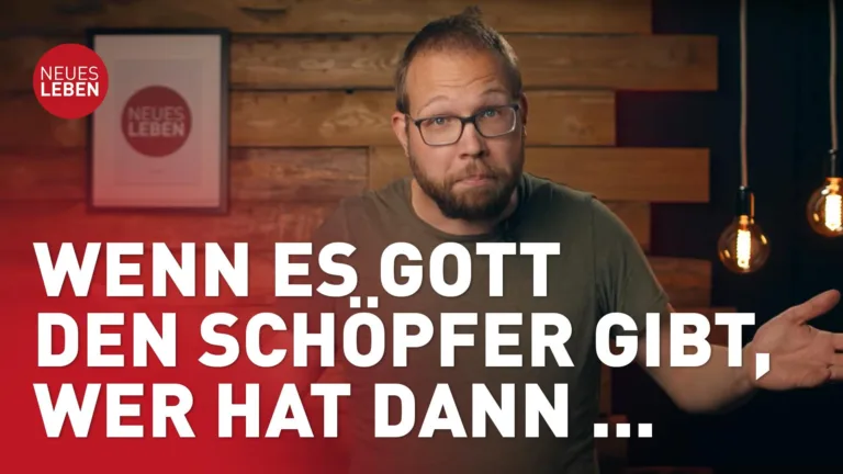 Wenn es Gott den Schöpfer gibt, wer hat dann Gott geschaffen?
